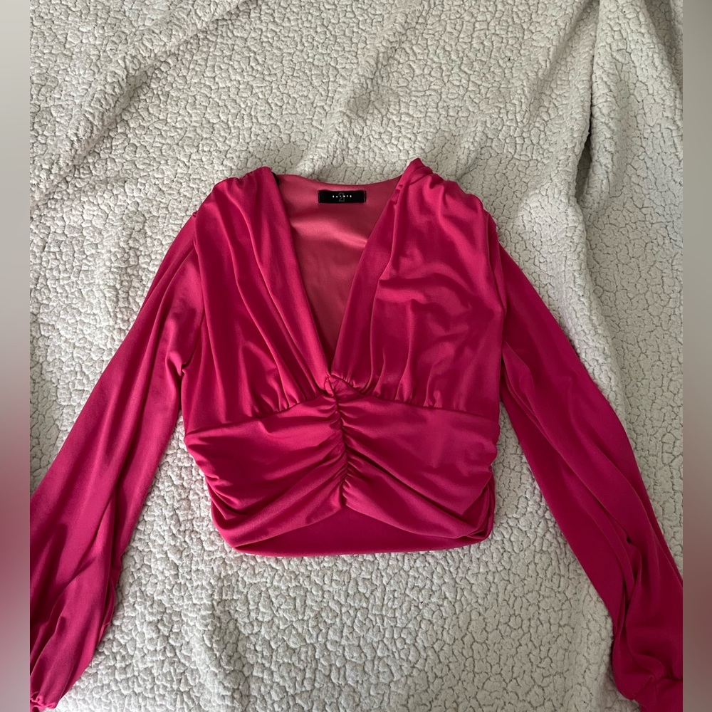 pink long sleeve